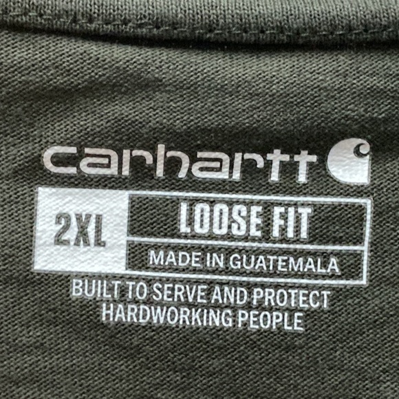 Carhartt, size: 2XL, Army green, condition: new, material: 100% cotton. - Picture 3 of 3